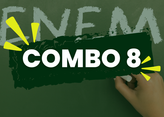 Combo 8 – Preparatório Enem – Português + Preparatório para Concurso – Redação + Preparatório Enem – Matemática