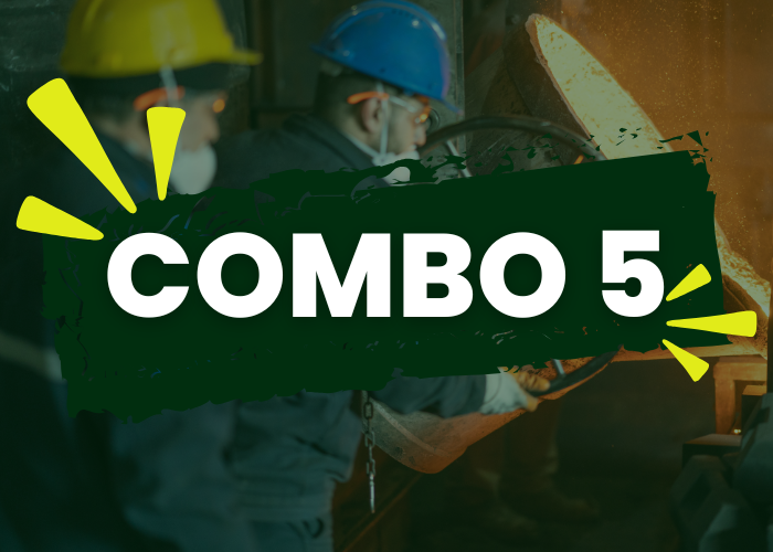Combo 5 – NR12 + NR34 (Reciclagem) + NR11